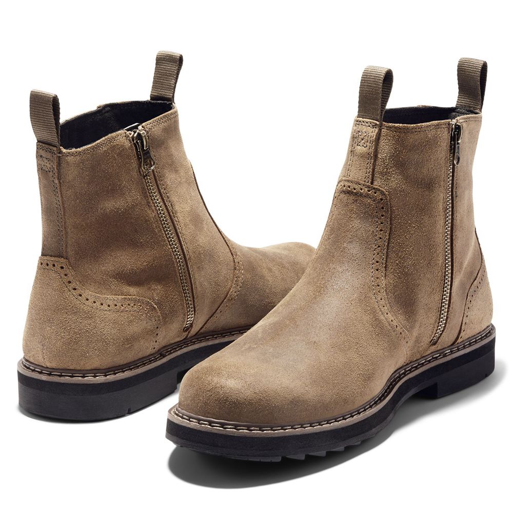 Botas Chelsea Masculino - Timberland Squall Canyon Impermeavel - VSUEB2568 - Marrom
